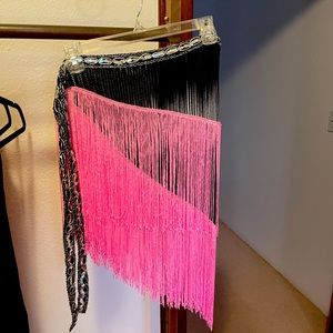 Dance fringe skirt